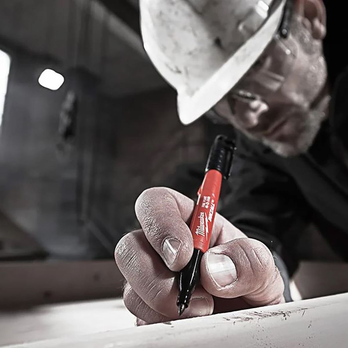 Milwaukee INKZALL Markers Black 4 Pieces Set 4932480551