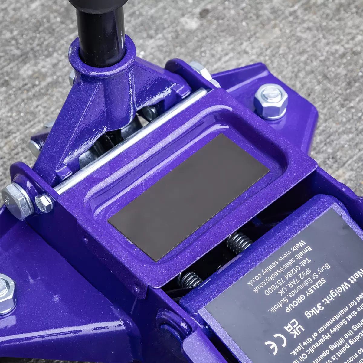 Sealey 2001LEP Low Profile Trolley Jack with Rocket Lift 2.25 Tonne Purple