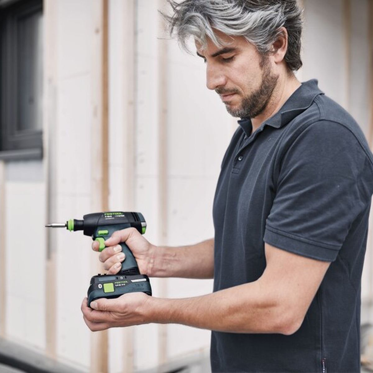 Festool T 18+3 HPC 4.0 I-Set GB 18V Brushless Drill Driver With 2 x 4.0Ah Batteries, Charger In Case - 577610