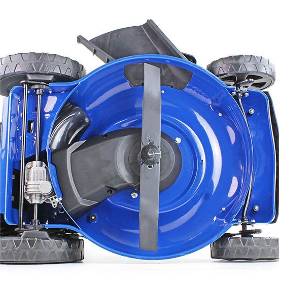 Hyundai HYM510SP 51cm Self-Propelled Petrol Lawnmower, Mulch, Rear & Side Discharge, Hose Connector