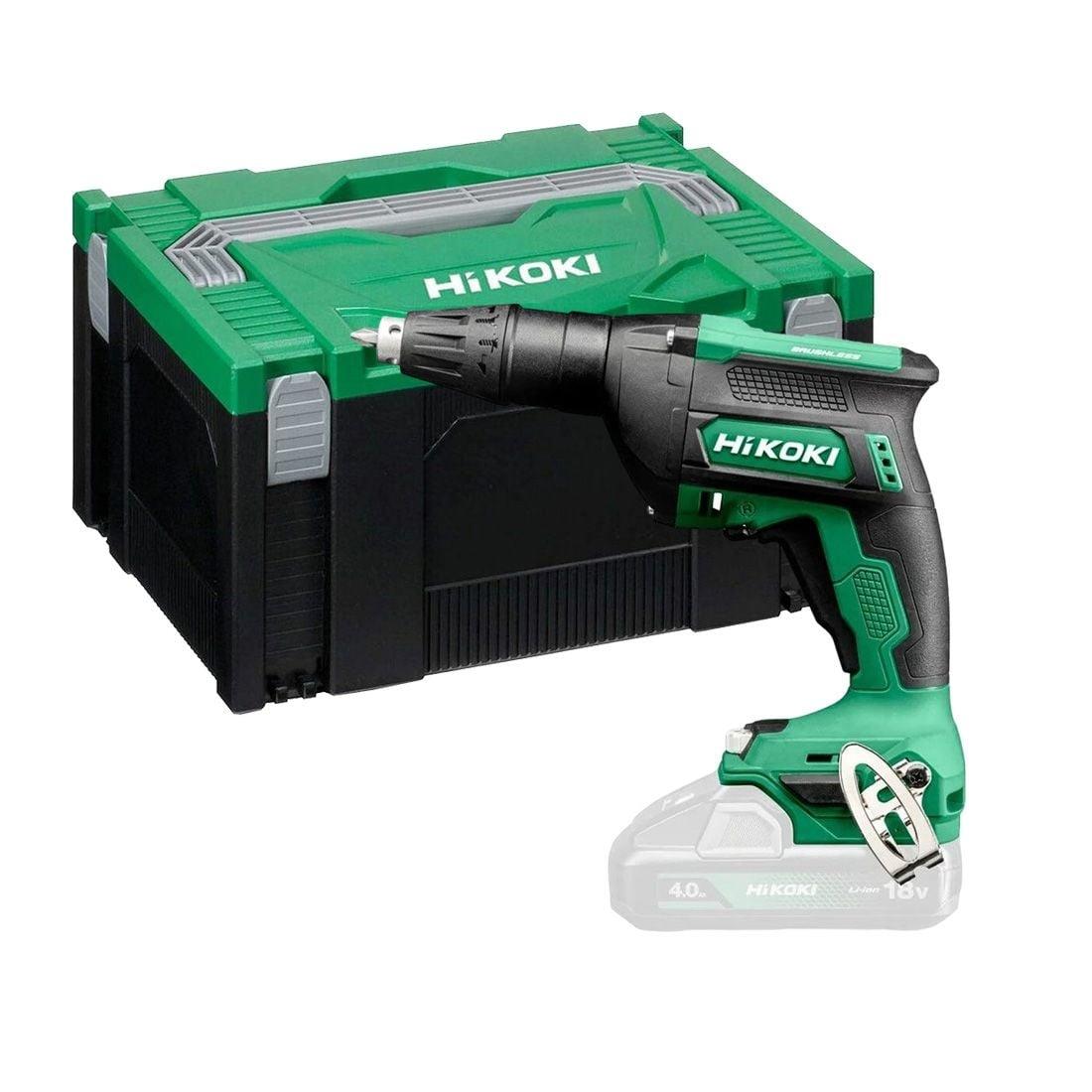 HiKOKI W18DAW2Z 18V Brushless Drywall Screwdriver Body Only In Carry Case Item Condition Box Opened Never Used