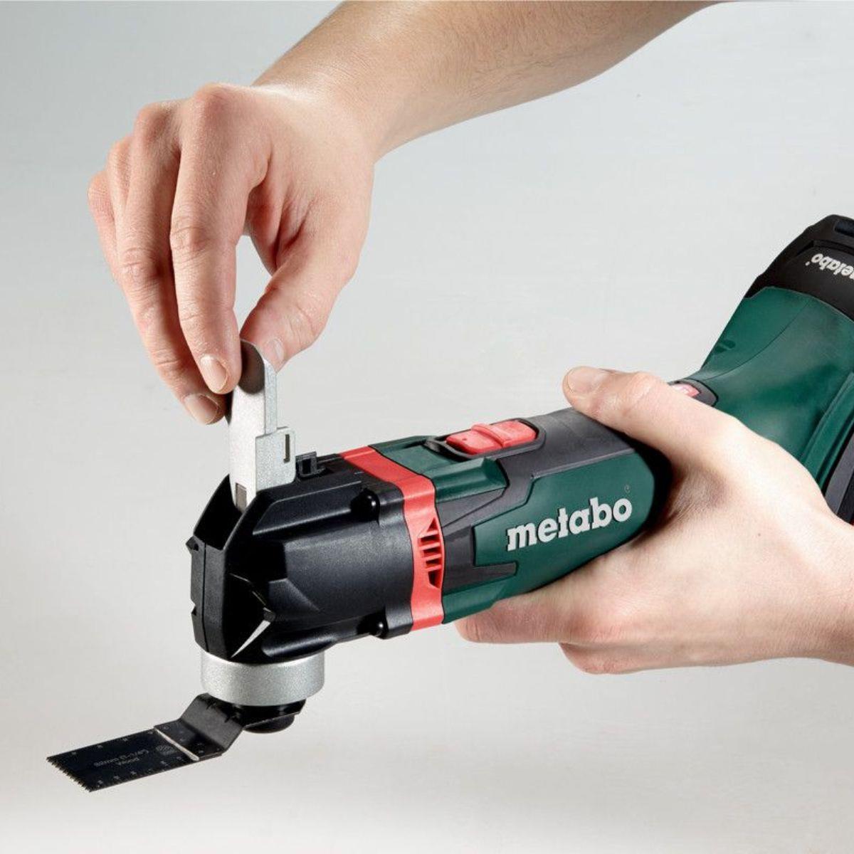 Metabo MT 18 LTX 18V Multi-Tool With 1 x 4.0Ah Battery Charger & Accessories