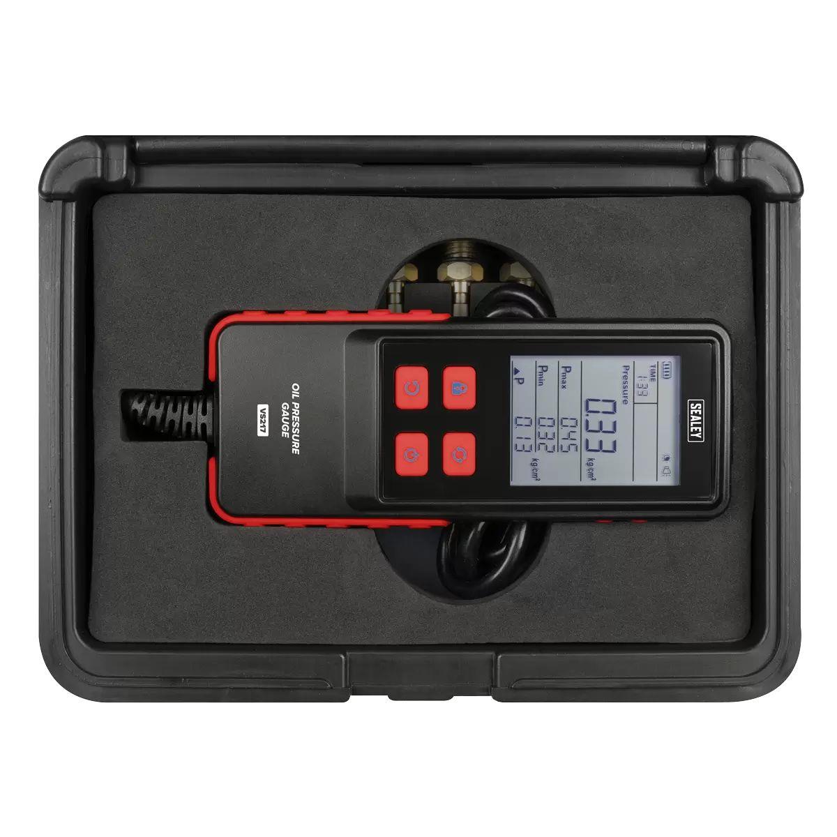 Sealey VS217 Digital Oil Pressure Test Kit 18pc
