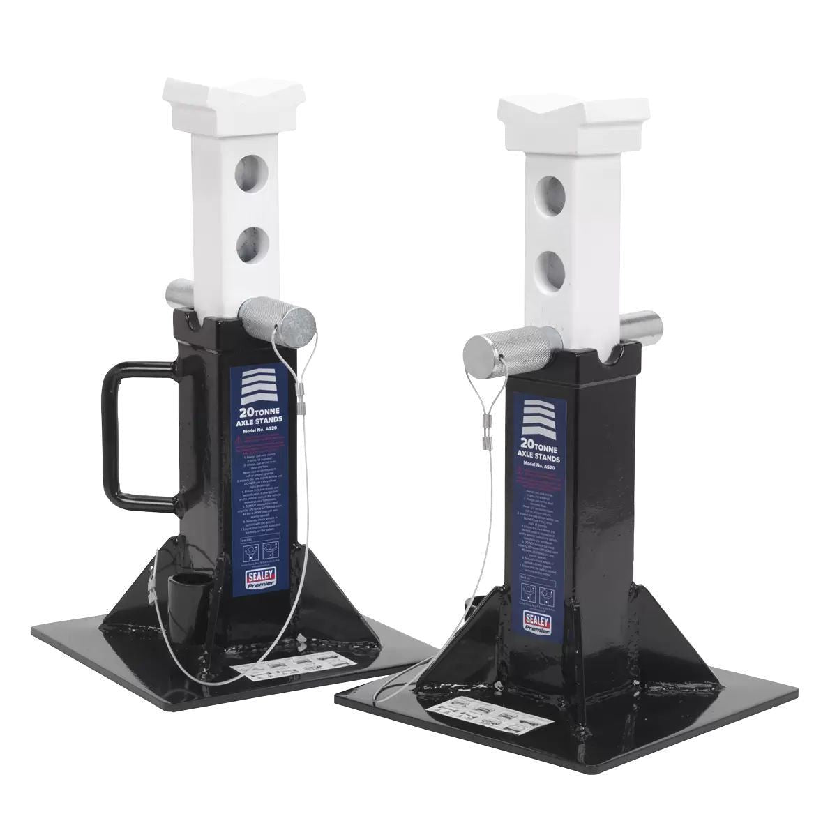 Sealey AS20 Axle Stands 20 Tonne (Pair)