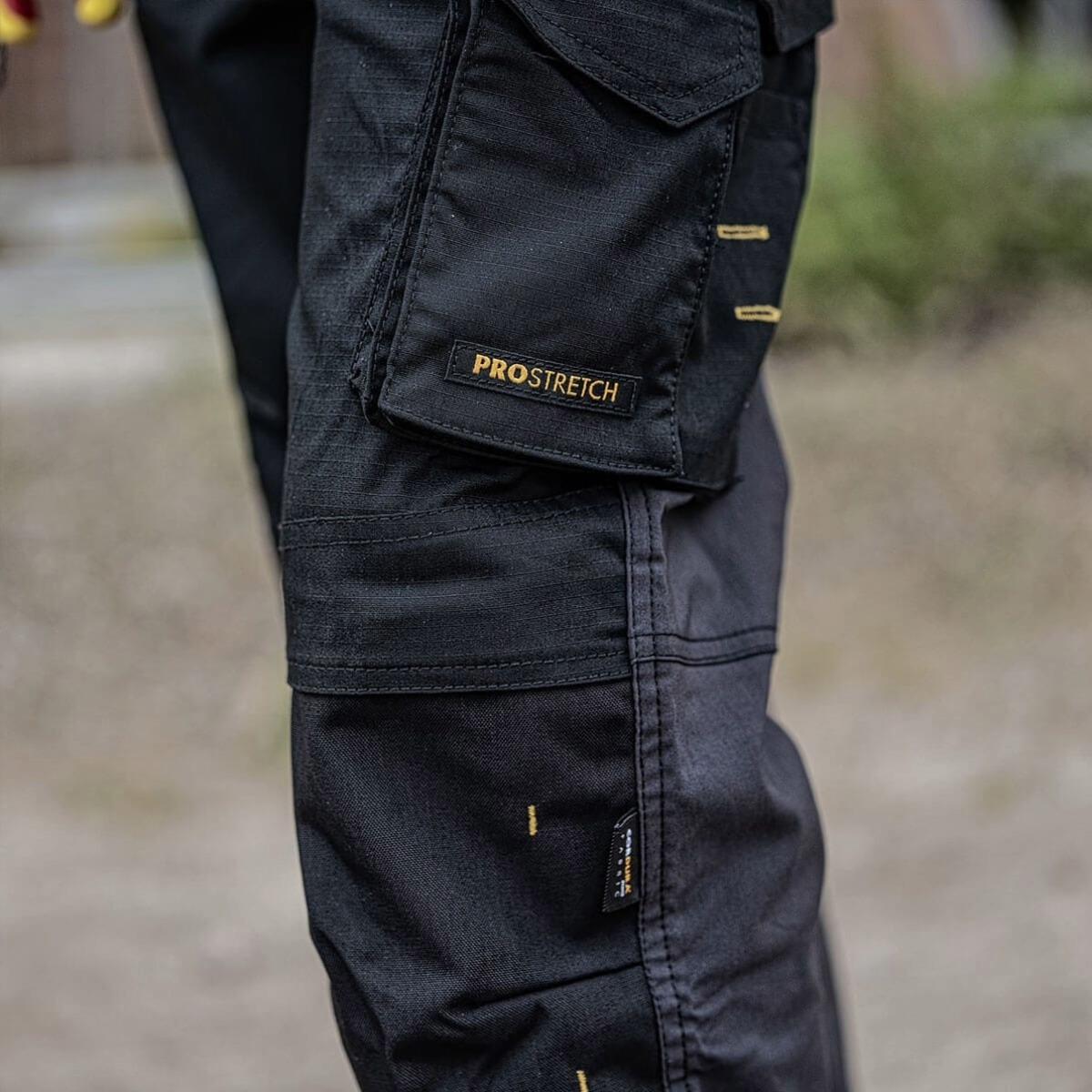 Dewalt Memphis Pro-Stretch Holster Trousers Grey/Black - L31