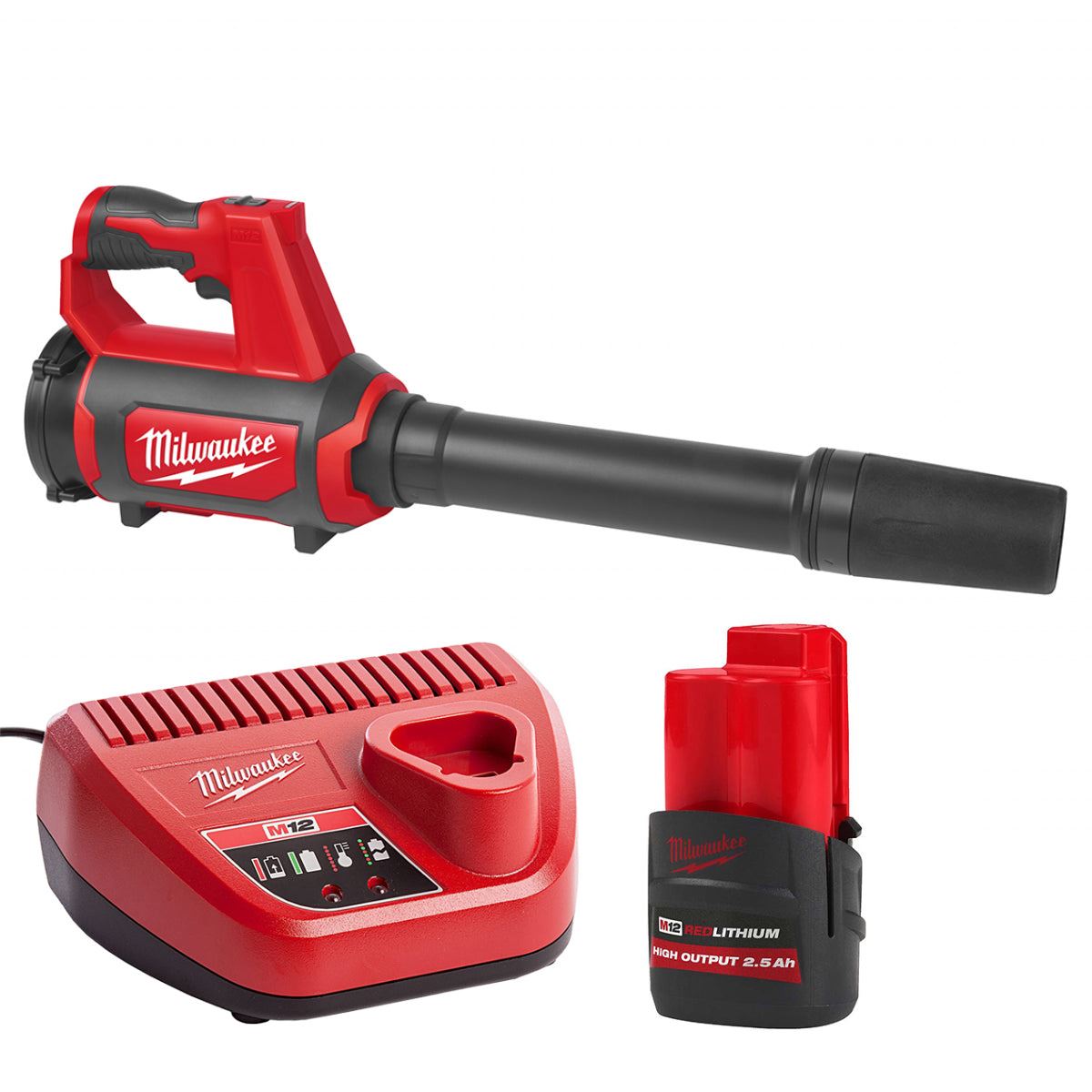 Milwaukee M12BBL-0 12V Blower with 2.5Ah Battery & Charger