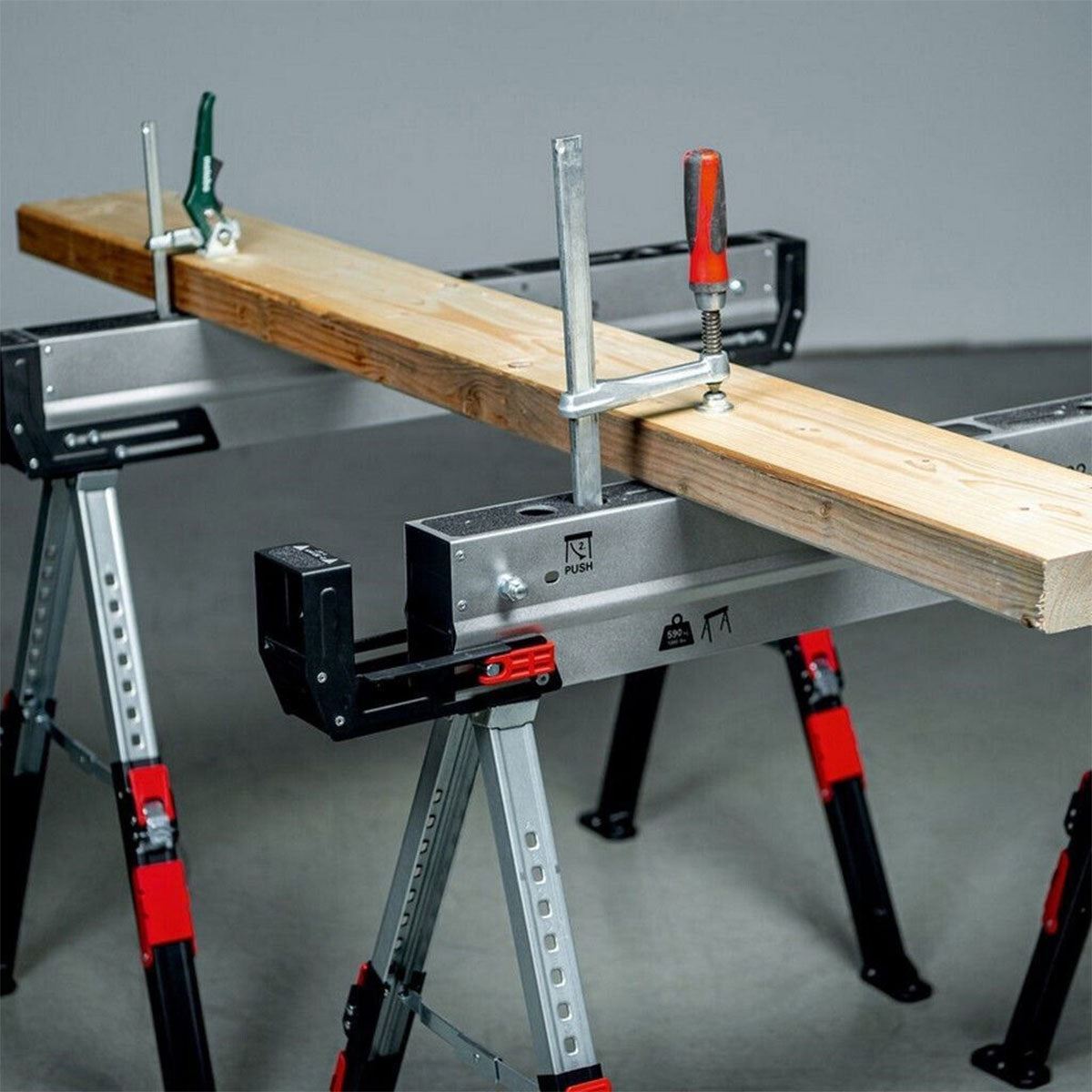 Metabo Sawhorse Work Trestle Set Twin Pack MAB 82 626990000