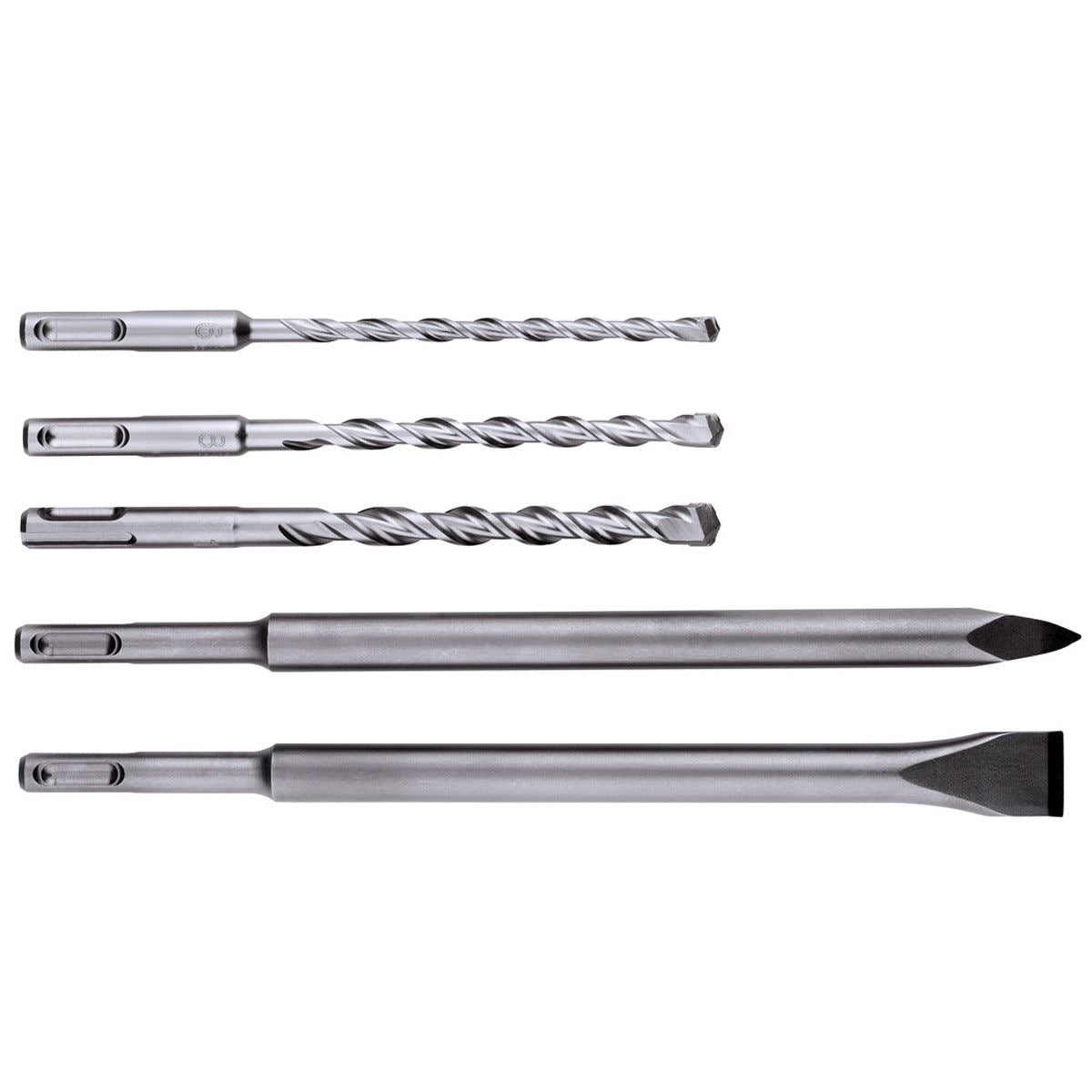 Metabo 5 Piece SDS-Plus Drill Bit & Chisel Set 630465000