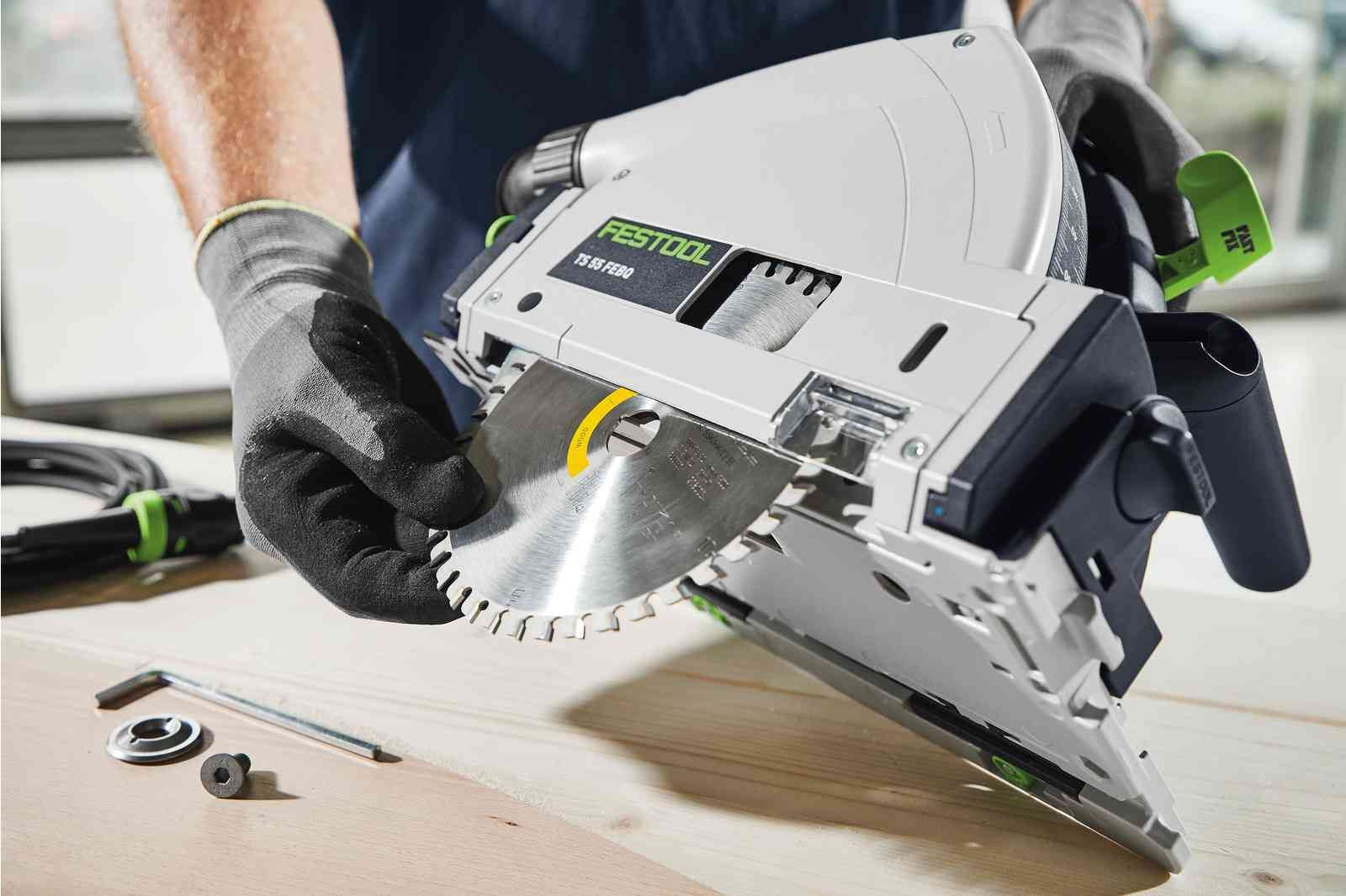 Festool TS 55 FEBQ-Plus 230V GB 160mm Circular Plunge-Cut Saw In Systainer - 576706