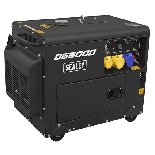 Sealey DG5000 4-Stroke Diesel Generator 230V/5000W