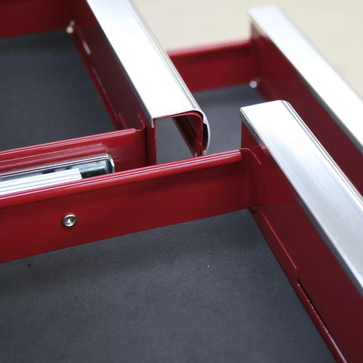 Sealey AP33069 6 Drawer Topchest with Ball-Bearing Slides Red