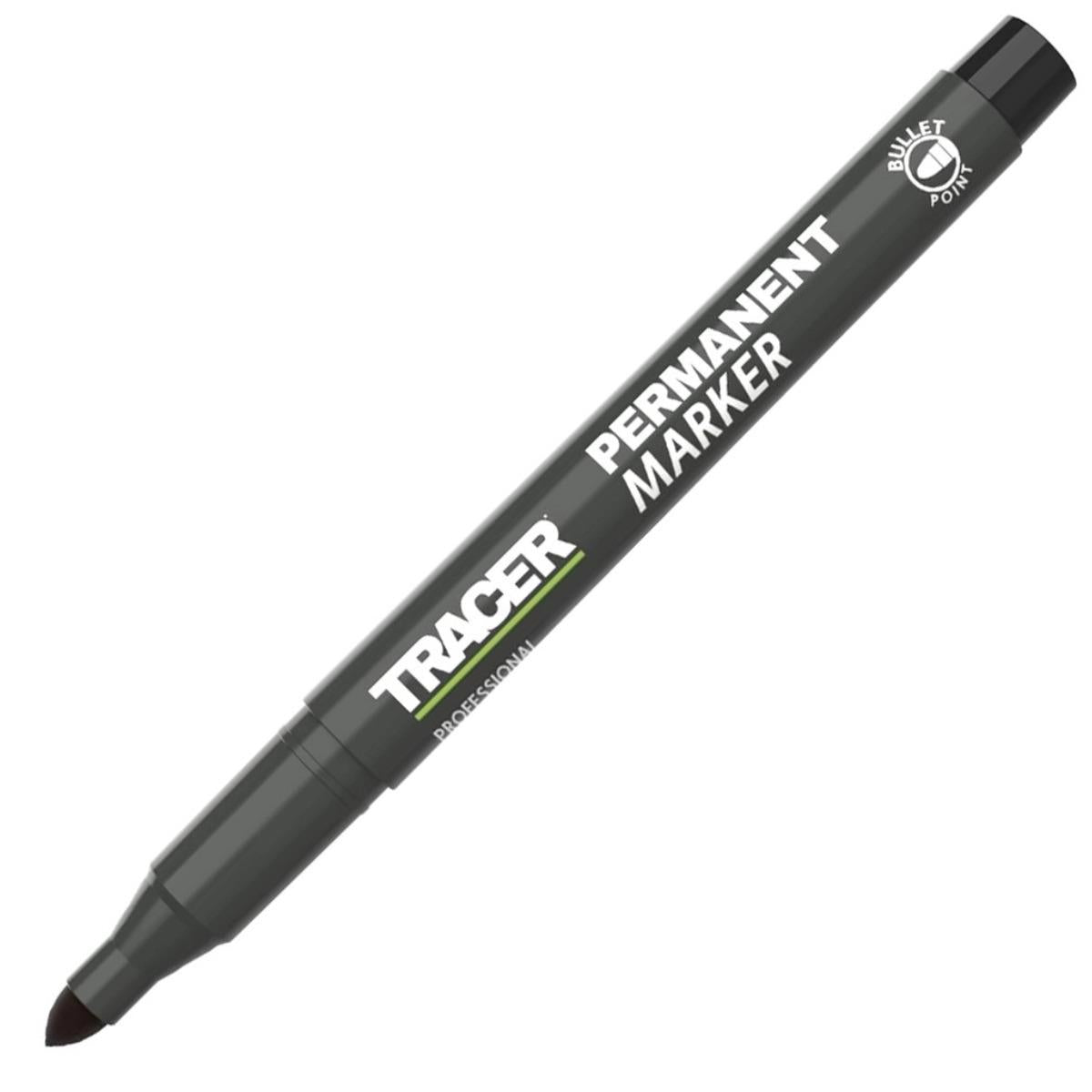 Tracer Permanent Construction Marker Black