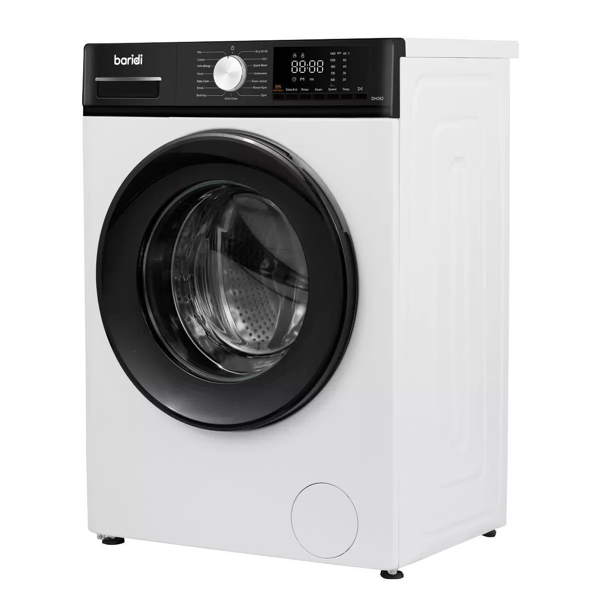 Sealey DH262 8kg Washing Machine, Front Loading 1400rpm White 240V
