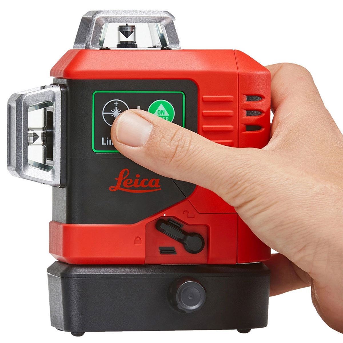 Leica Lino LGS-L6G Self-Levelling Green Multi-Line Laser With Battery, Charger & Case