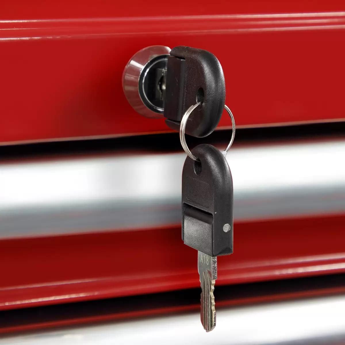 Sealey AP33339 3 Drawer with Ball-Bearing Slides -Red