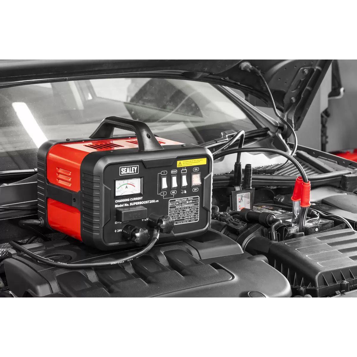 Sealey SUPERBOOST200 200/45A 12/24V Starter/Charger