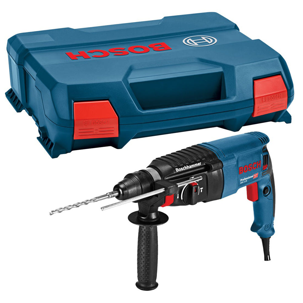 Bosch GBH 2-26 SDS Plus Rotary Hammer Drill 110V In Case - 06112A3060