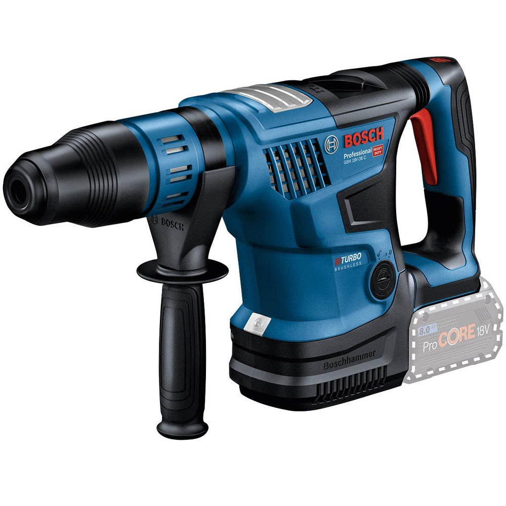 Bosch GBH 18V-36 C SDS Max Powerful & Professional Rotary Hammer Body Only for Tough Jobs 0611915001