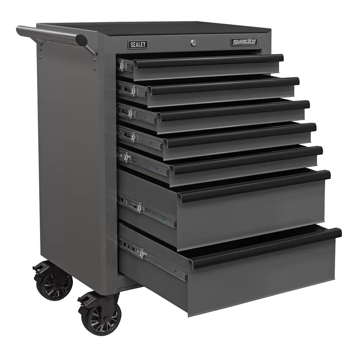 Sealey AP26479TG Rollcab 7 Drawer with Ball-Bearing Slides Grey/Black