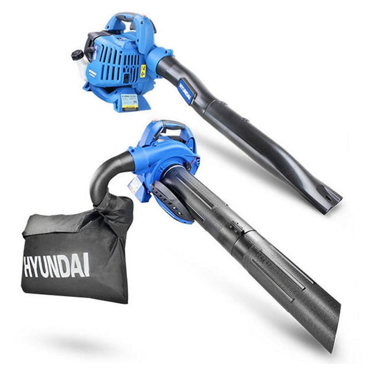 Hyundai HYBV2600X 26cc 3-in-1 Petrol Leaf Blower, Garden Vac & Shredder