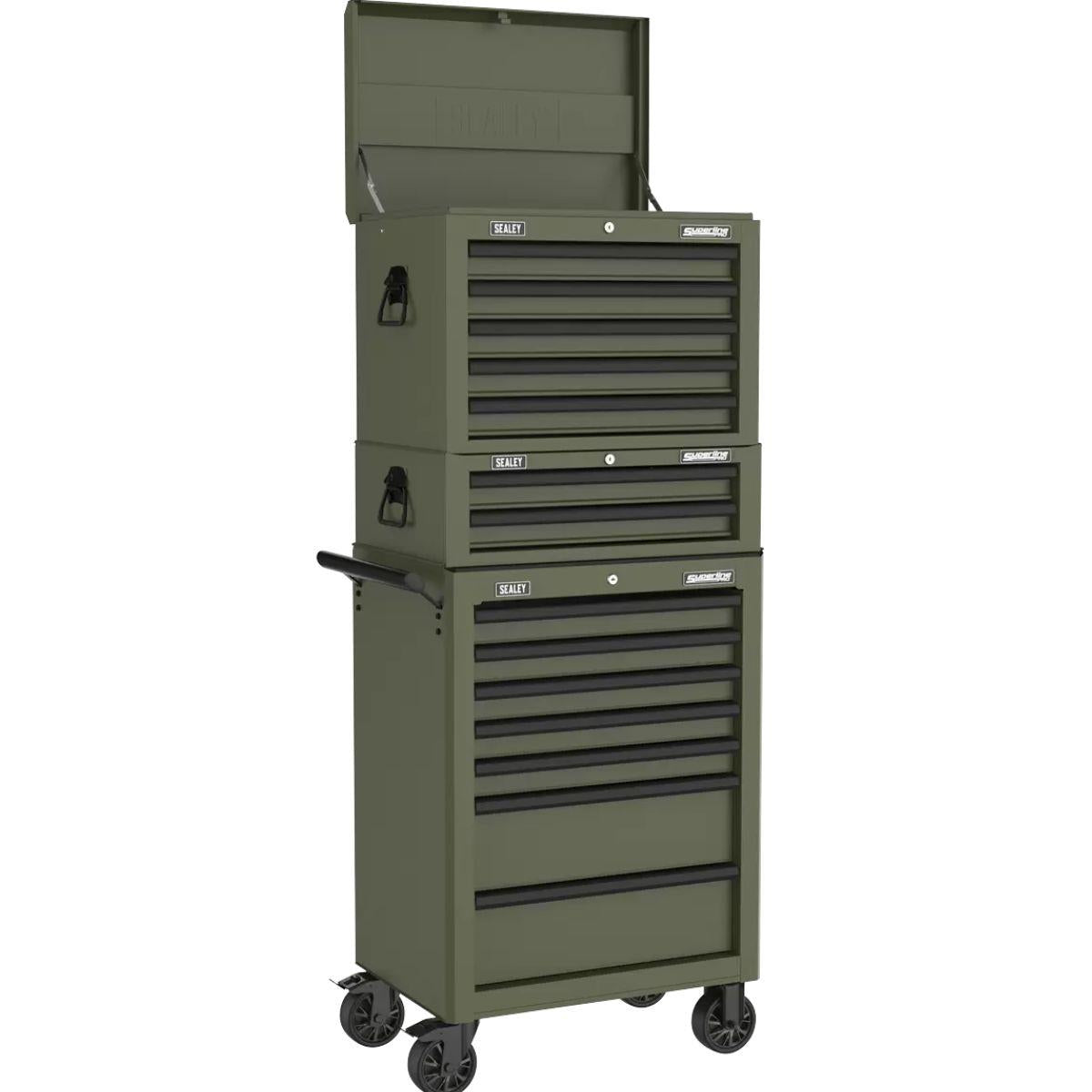 Sealey AP26479TK Superline PRO Heavy-Duty Rollcab 7 Drawer Khaki