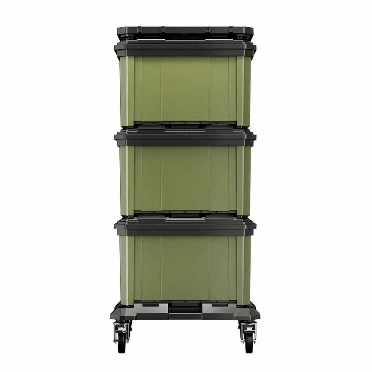 BUNKER B600-5PC Load-Up 5 Piece Modular Tool Storage System with Roller Drawer Heavy Duty Stackable Tool Box 32261