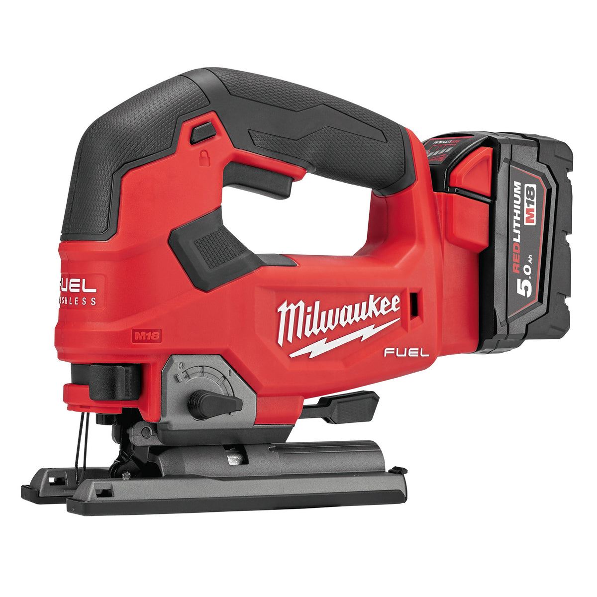 Milwaukee M18PP5C-503B 18V FUEL Woodworking 5 Piece Kit with 2 x 5.0Ah Batteries & Charger 4933480469