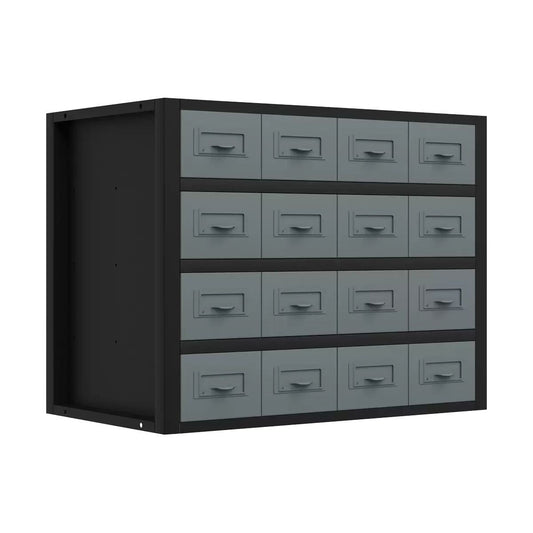 Sealey APMRM5 Modular Racking Mid Unit with 16 Small Drawers 580mm Storage for Organizing Tools