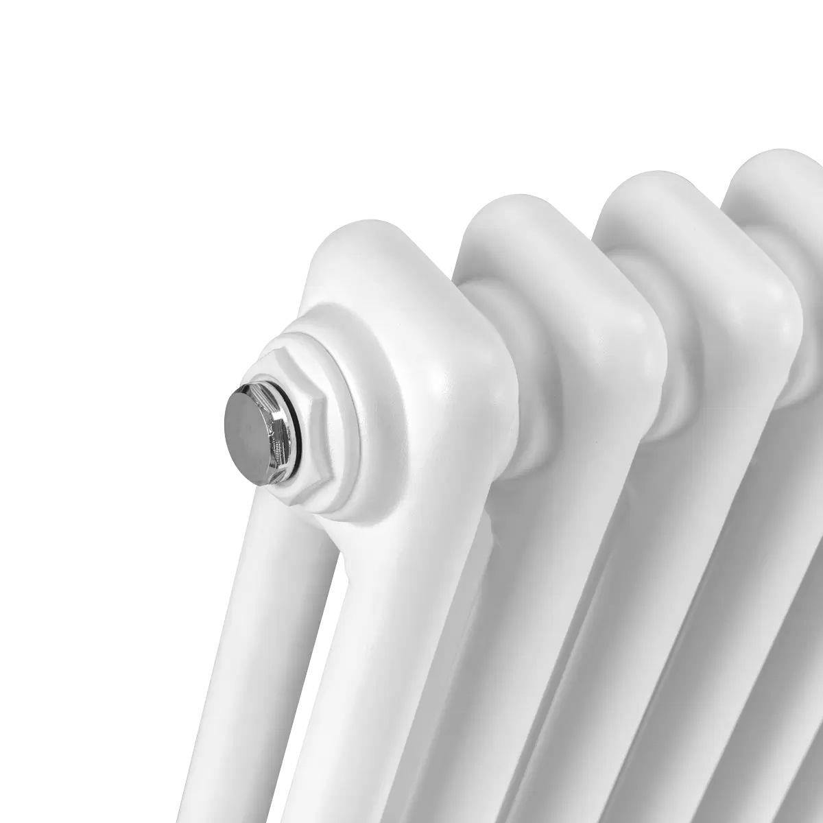 Sealey DH367 Baridi Horizontal Traditional 2 Column Radiator 600 x 607mm White