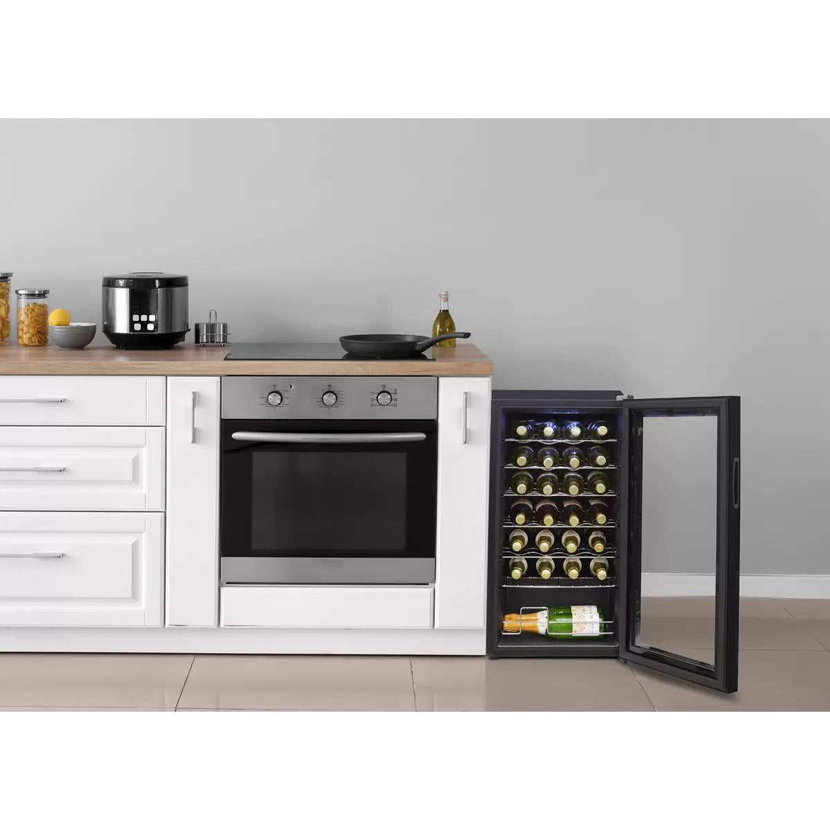 Sealey DH10 Baridi 28 Bottle Tabletop Wine Fridge & Cooler 430 x 450 x 840mm 240V