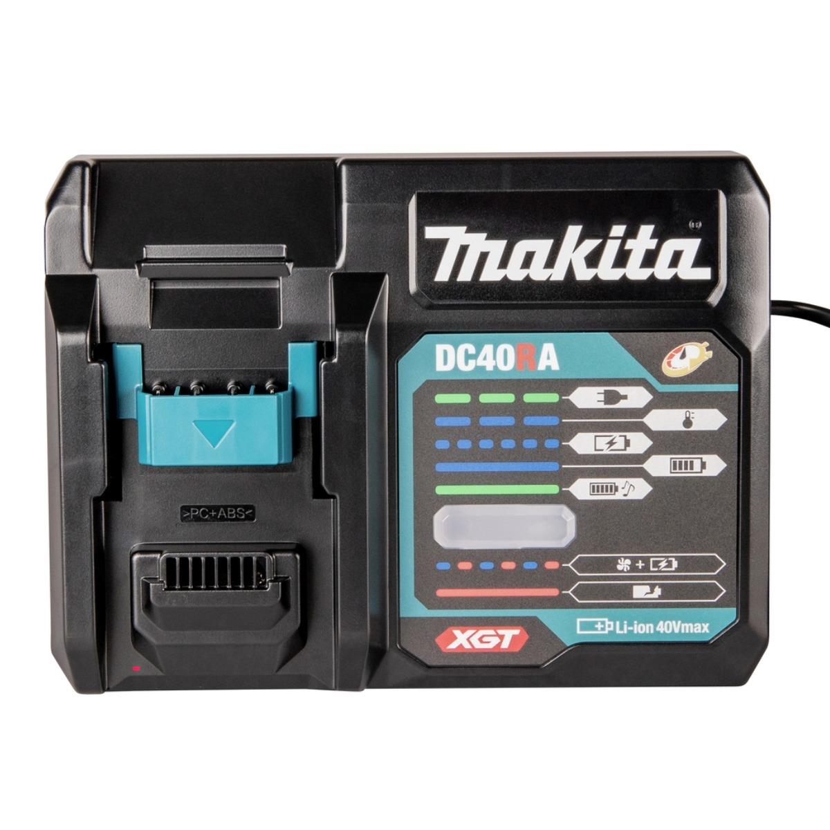 Makita 1911C9-1 40V Max XGT Power Source Kit 2 x 4.0Ah Batteries With 240V Fast Charger & Case