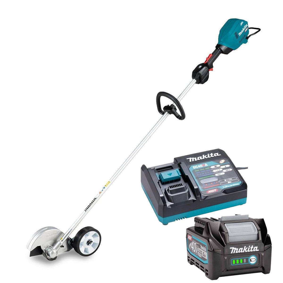 Makita UE001GZ 40V Max XGT Edger with 1 x 5.0Ah Battery & Charger
