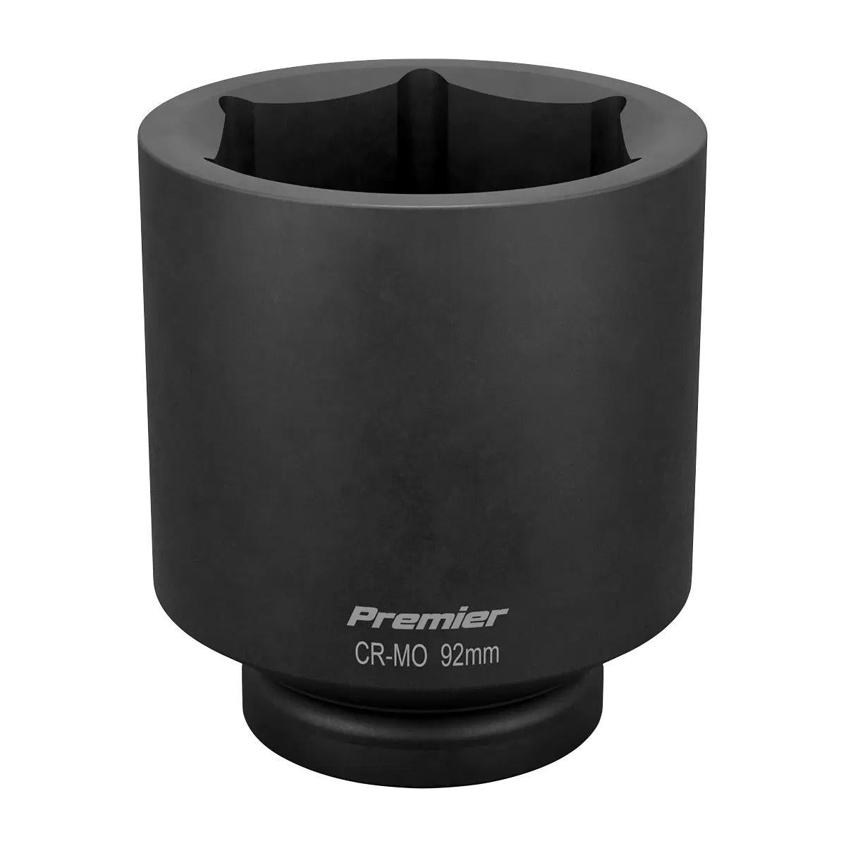 Sealey IS192D Premier Deep Impact Socket 1 inch Sq Drive 92mm