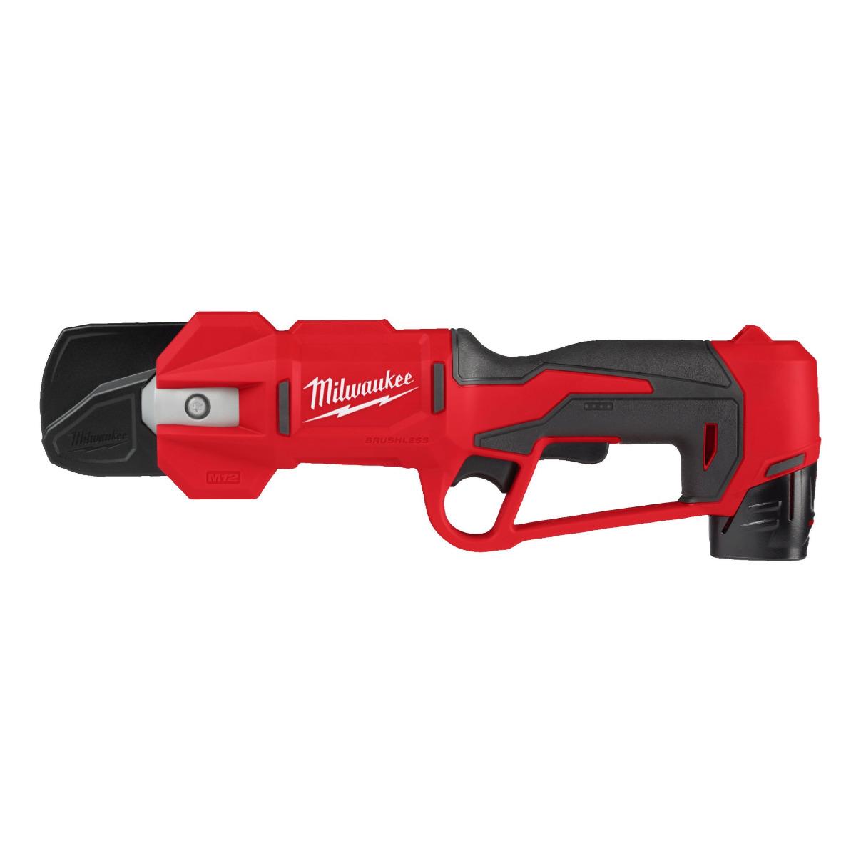Milwaukee M12BLPRS-202 FUEL 12V Brushless Pruning Shears with 2 x 2.0Ah Batteries & Charger 4933480116