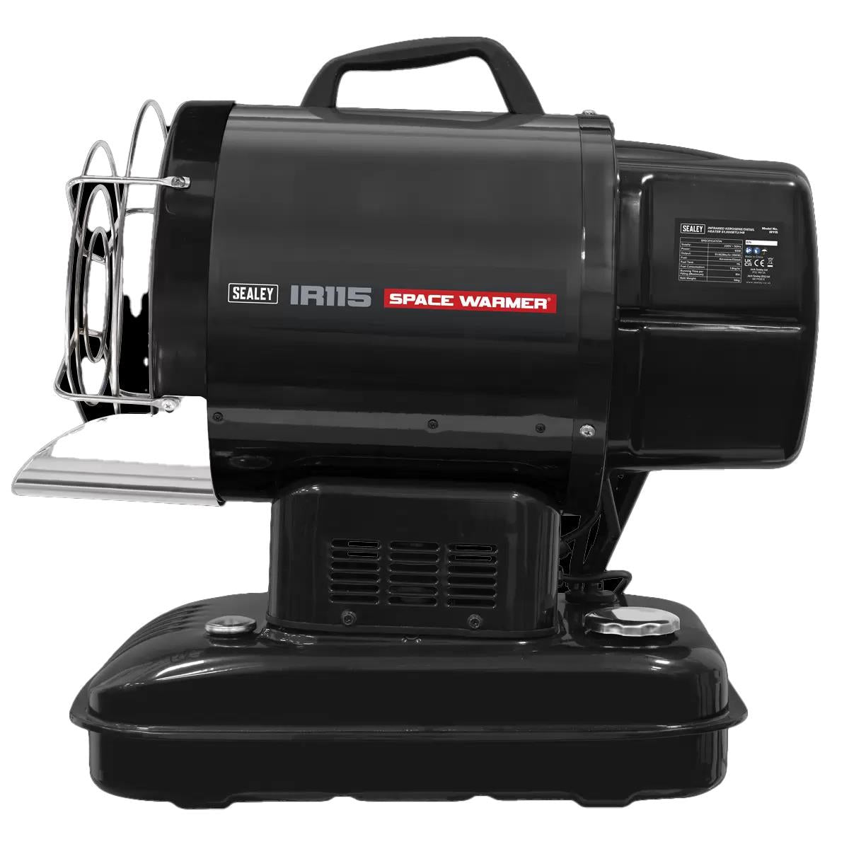 Sealey IR115 Infrared Space Warmer Kerosene/Diesel Heater 51,000Btu/hr 230V/65W