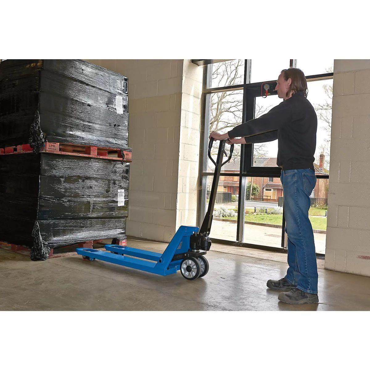 Draper PT2500-B Pallet Truck 2.5 Tonne Heavy Duty Manual Hand Pallet Truck 85655