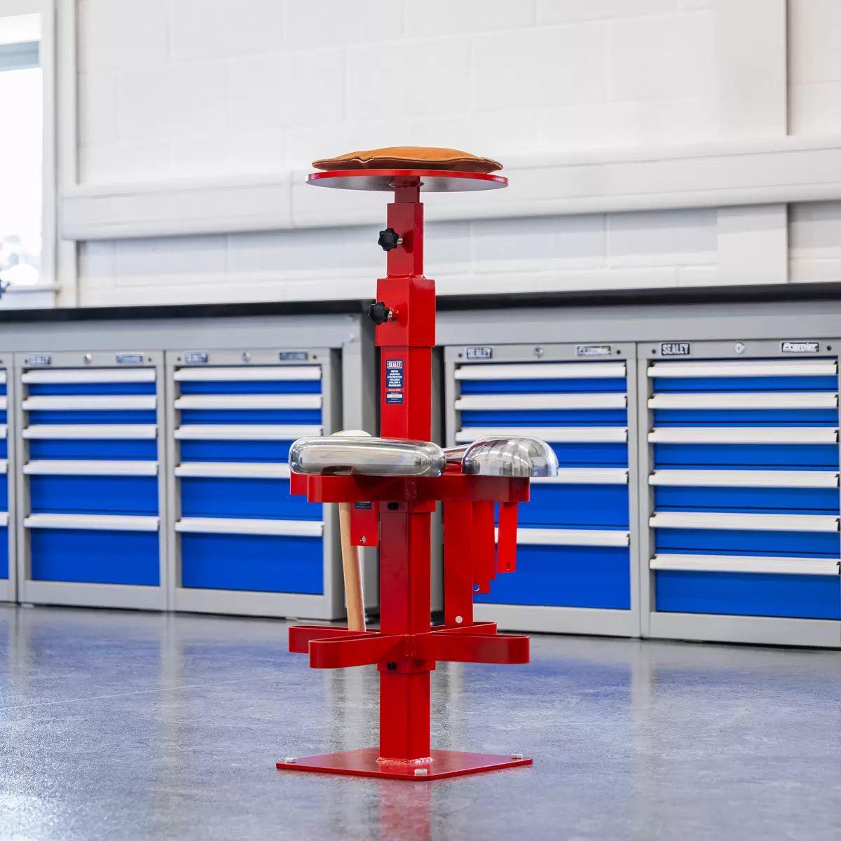 Sealey MW19 Metal Shaping Station for holding T-Dollies & Sandbags
