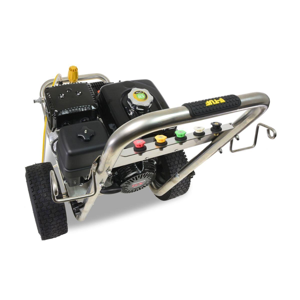 V-TUF GB080 Industrial 9HP Gearbox Driven Honda Petrol Pressure Washer 2900psi, 200Bar & 15L/min