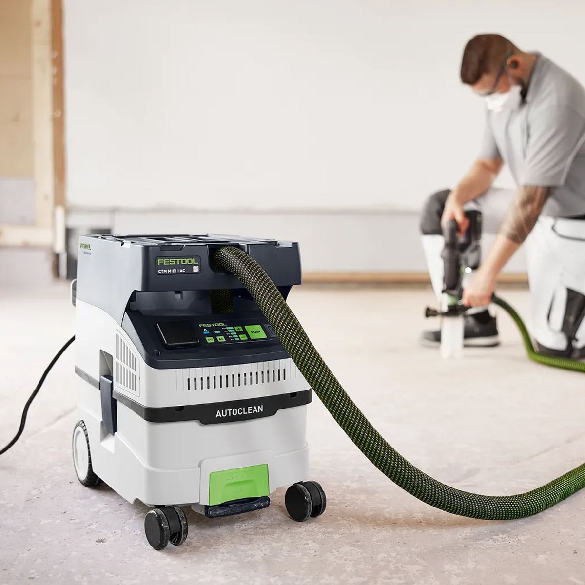 Festool CLEANTEC CTM MIDI I AC M-Class Wet and Dry Mobile Dust Extractor 15L 230V GB - 578554