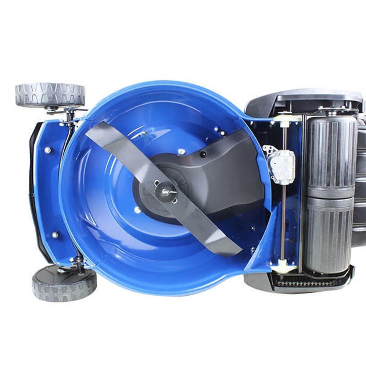 Hyundai HYM480SPER 48cm Self-Propelled Electric Start Petrol Rear Roller Lawnmower 139cc Engine & 25-75mm Cuts