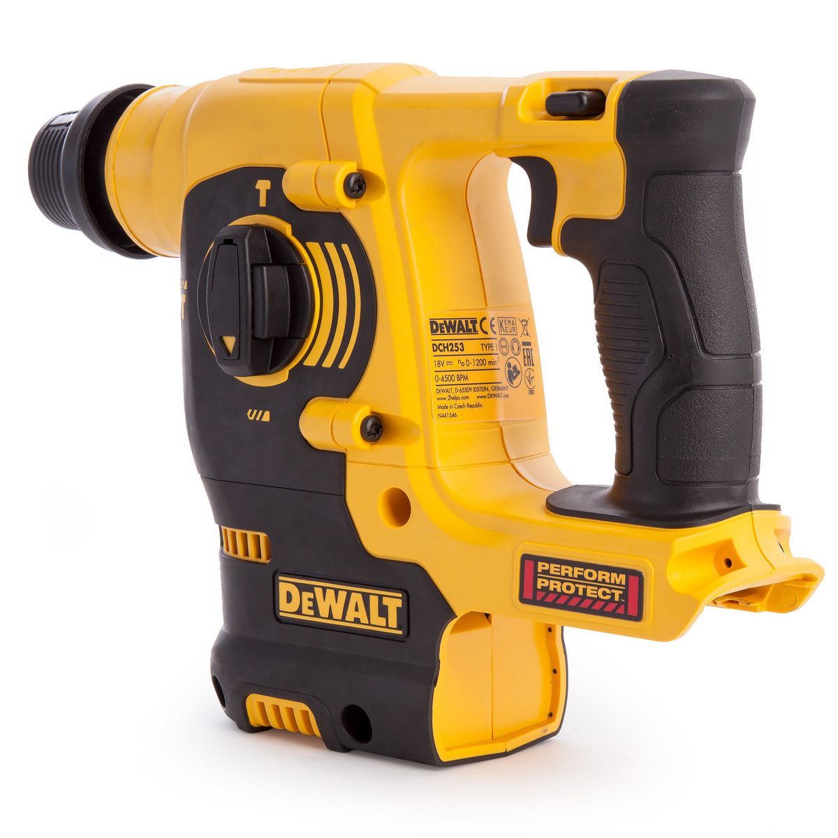 Dewalt DCH253N 18V XR SDS+ Rotary Hammer Drill With Dust Extraction System
