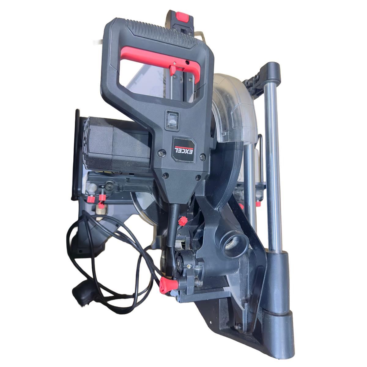 Excel 216mm Sliding Mitre Saw with LED Light & 48T Blade 240V/1700W Item Condition Used