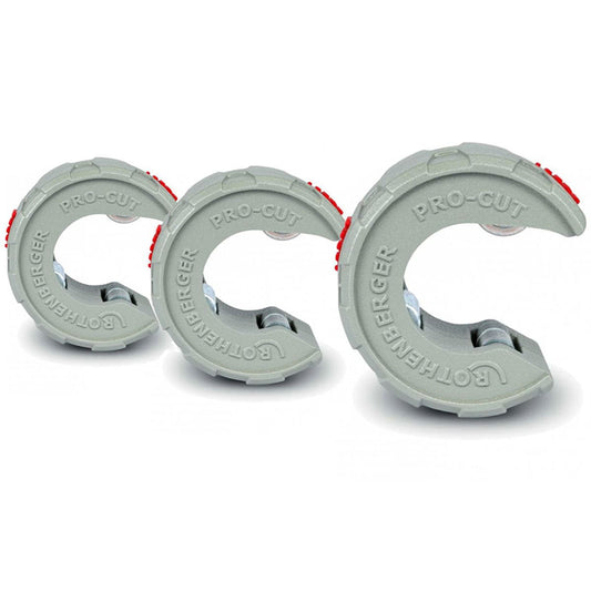 Rothenberger 15mm, 22mm & 28mm Pro-Cut Copper Pipe Cutter Set Of 3