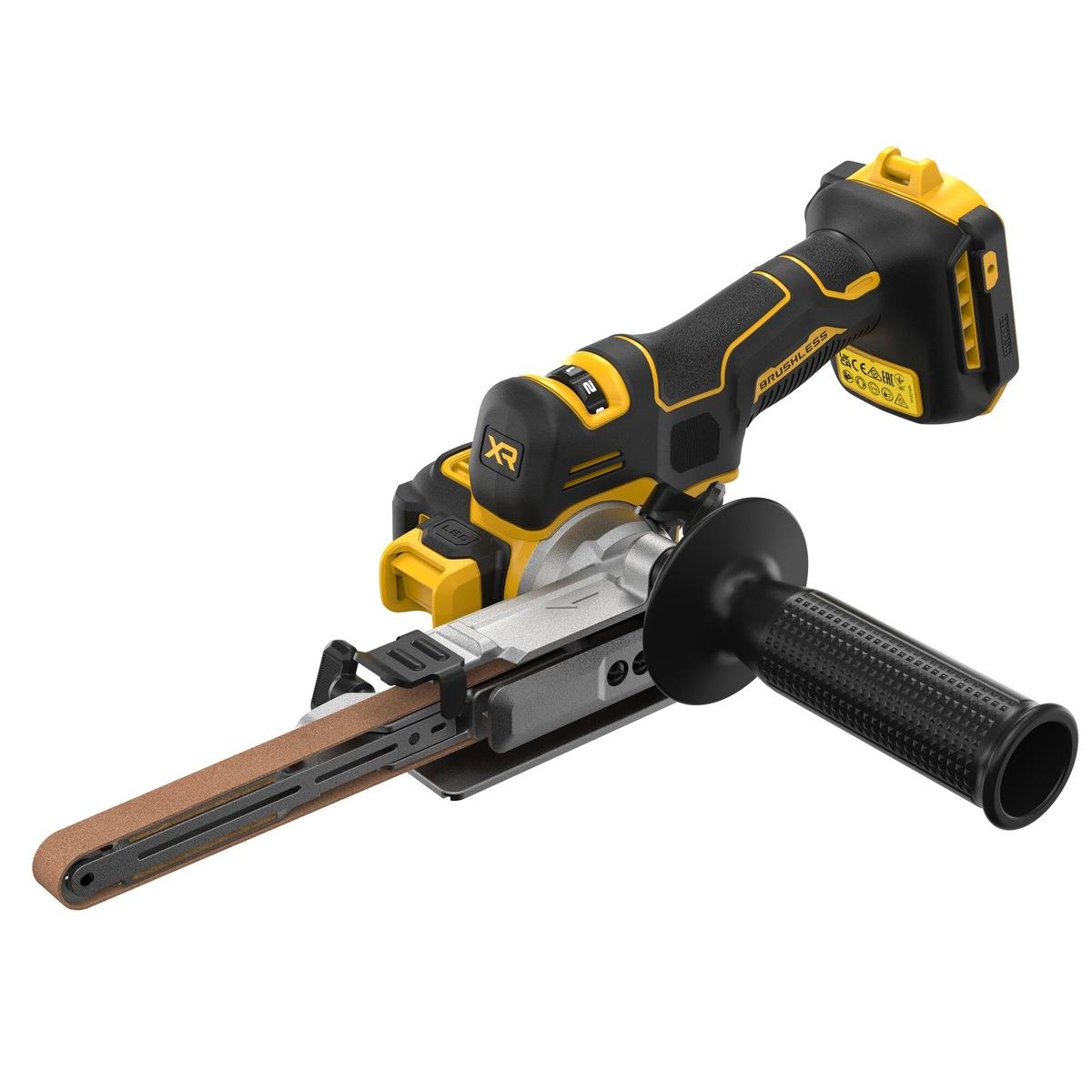 Dewalt DCM200NT-XJ 18V XR Brushless Band File With 1 x 4.0Ah Battery Charger & Case