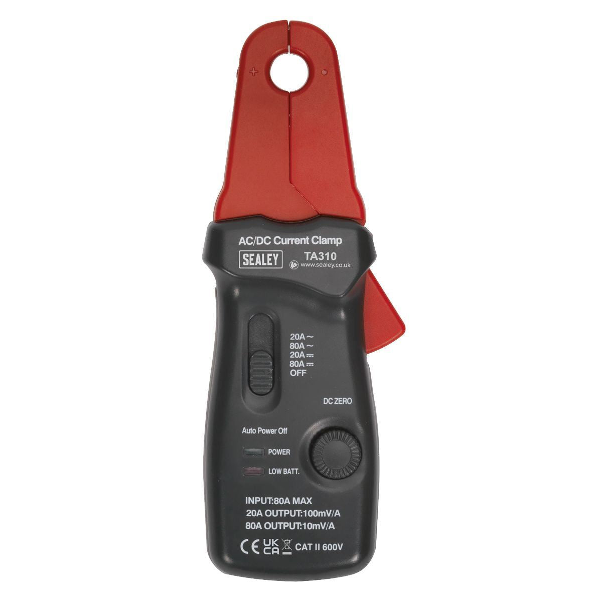 Sealey TA310 Current Clamp 20A/80A AC/DC 12mm