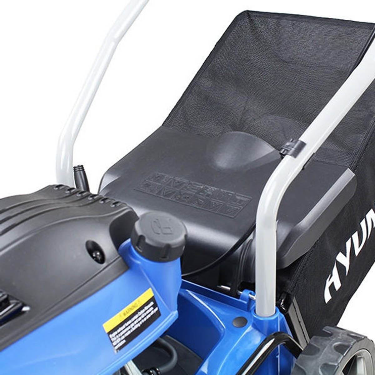 Hyundai HYM400P 40cm Petrol Lawnmower 79cc Engine, 25-75mm Cuts, 45L Grass Catcher & Rear Discharge