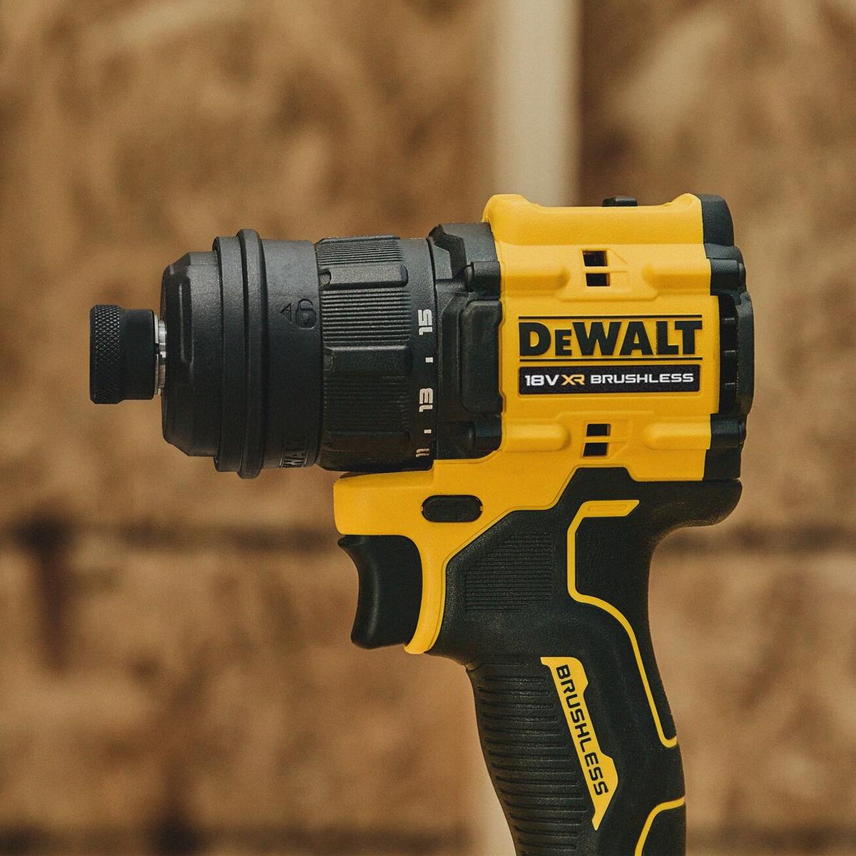 Dewalt DCD803NT-XJ 18V XR Brushless Multi-Head Drill Driver Body Only with Interchangeable Heads & Case