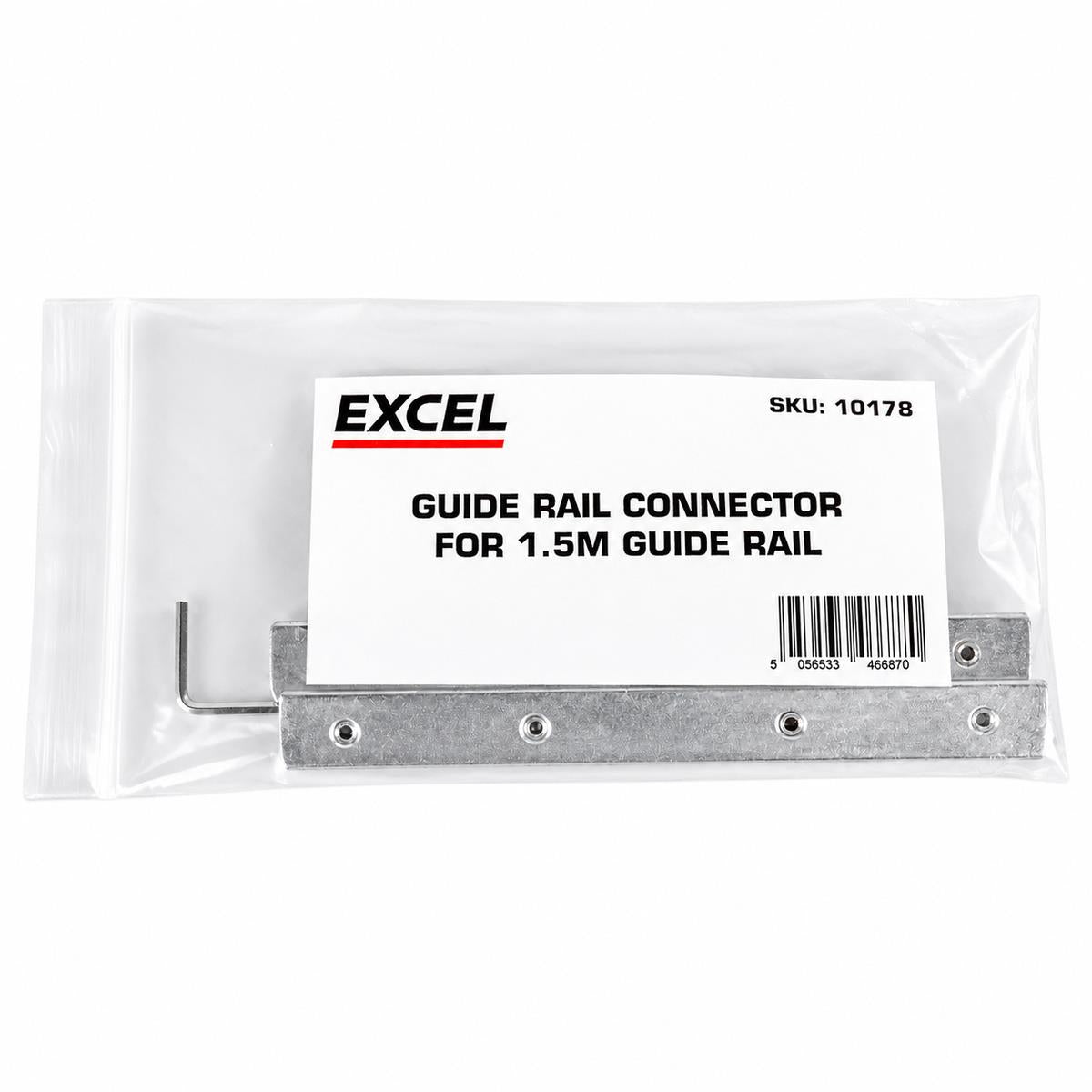 Excel Guide Rail Connector Twin Pack for Excel 1.5m Guide Rail