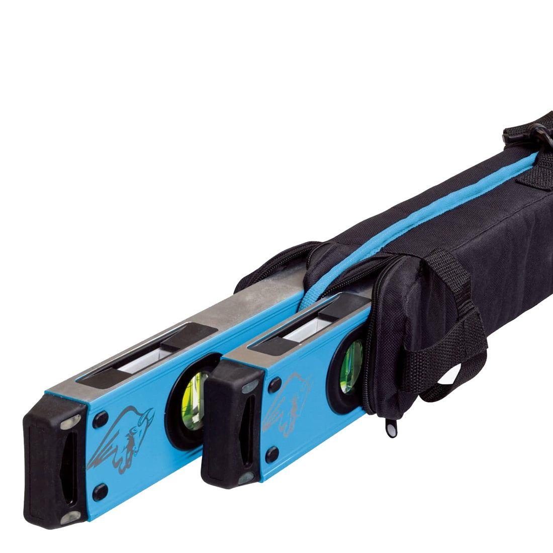OX Tools Spirit Level 600mm, 1200mm, and 1800mm with 3 Pocket Zipped Case P028603