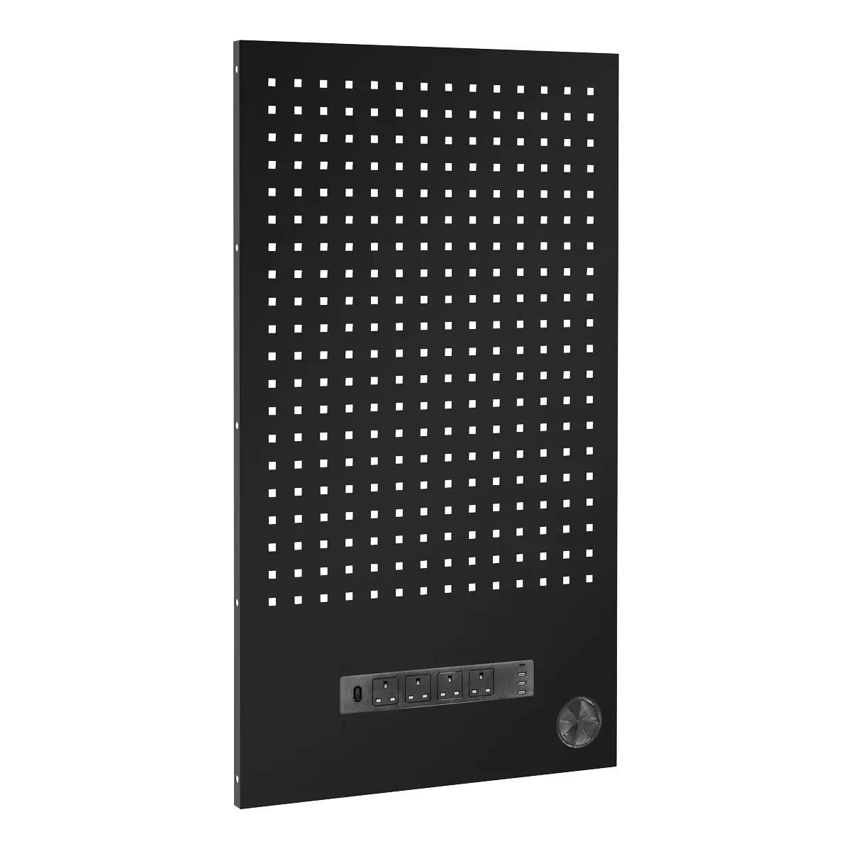 Sealey APMS3BEBP Superline PRO Black Edition Modular Back Panel with Power Bar 600 x 25 x 1080mm